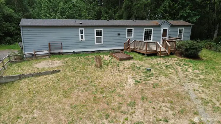 Front view of the home