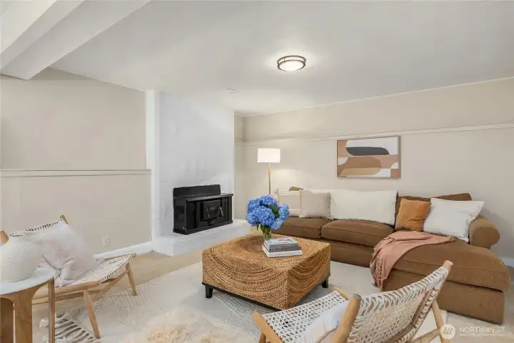 Large bonus room, family room located downstairs.