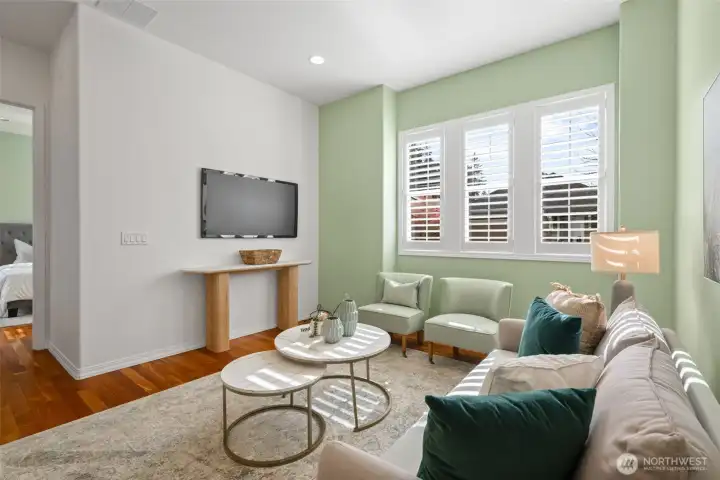 Separate bonus/living room perfect for reading or watching TV Separate bonus/living room perfect for reading or watching TV