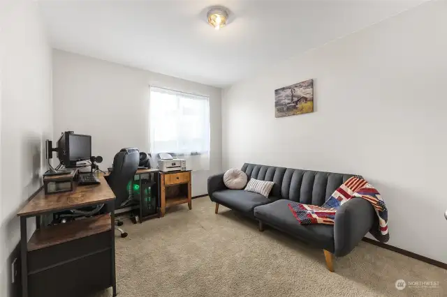 Bedroom used as an office