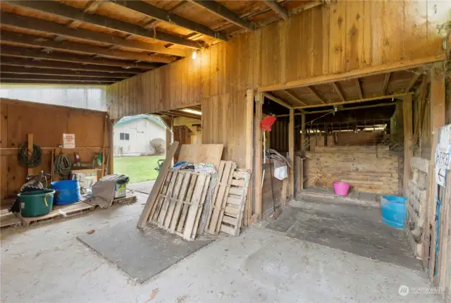 Inside of Barn