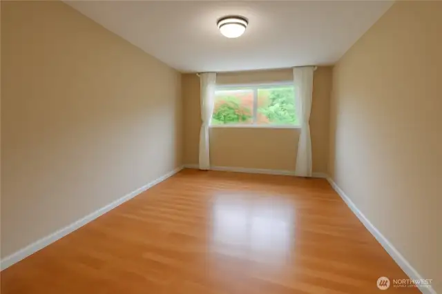 Upstairs master/primary bedroom - virtually staged