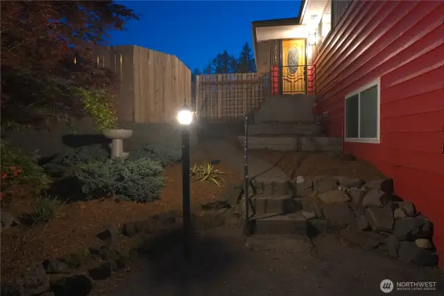 Front Entrance at Night