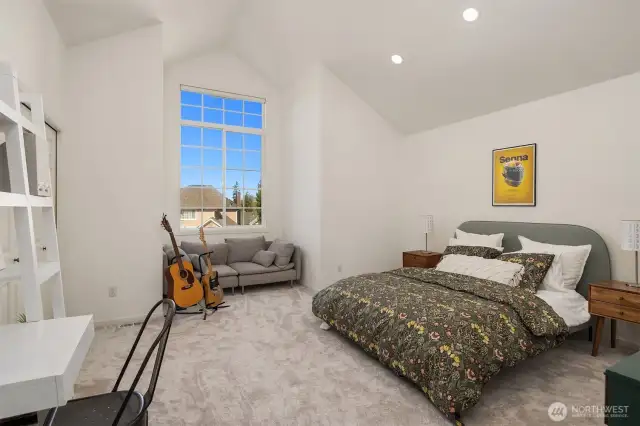 This room is my personal favorite - the window is incredible and makes for such a cute space to curl up and read.