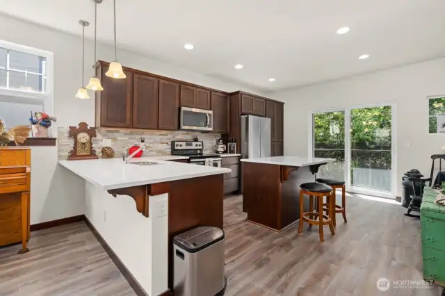 Spacious kitchen
