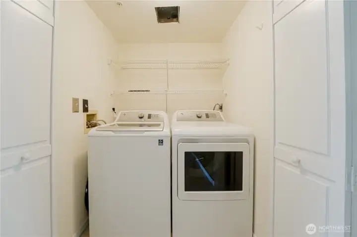 Side-by-side Washer and Dryer