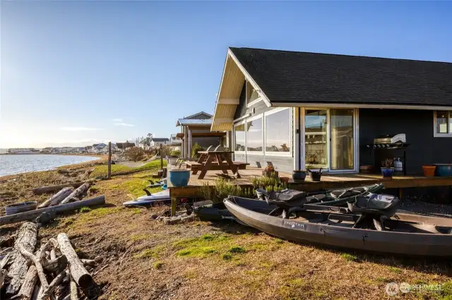 Kayak and paddleboard to your hearts content!