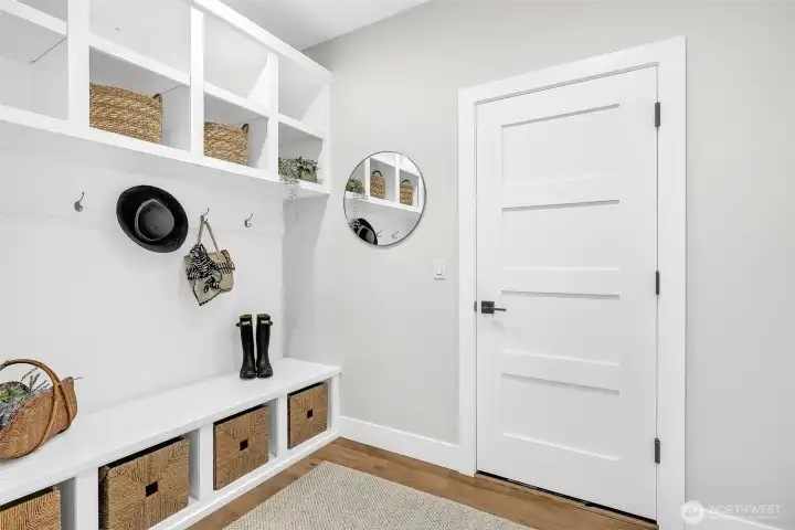 Mud room right off the 3 car garage!
