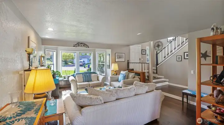 Offers plenty of space for comfortable seating and relaxation.