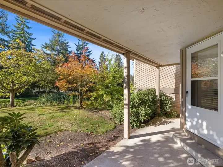 What a wonderful spot to relax or entertain.