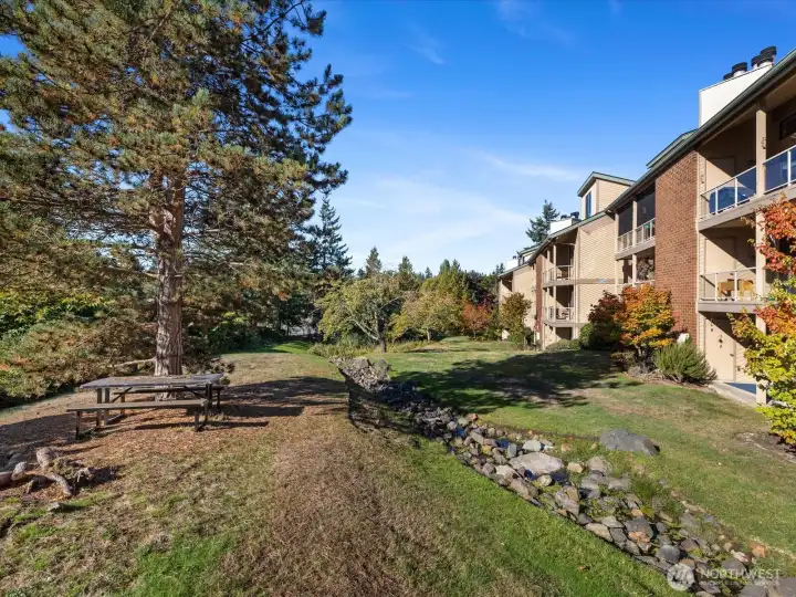 The beautiful grounds are yours to enjoy.