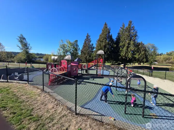 The huge playground.