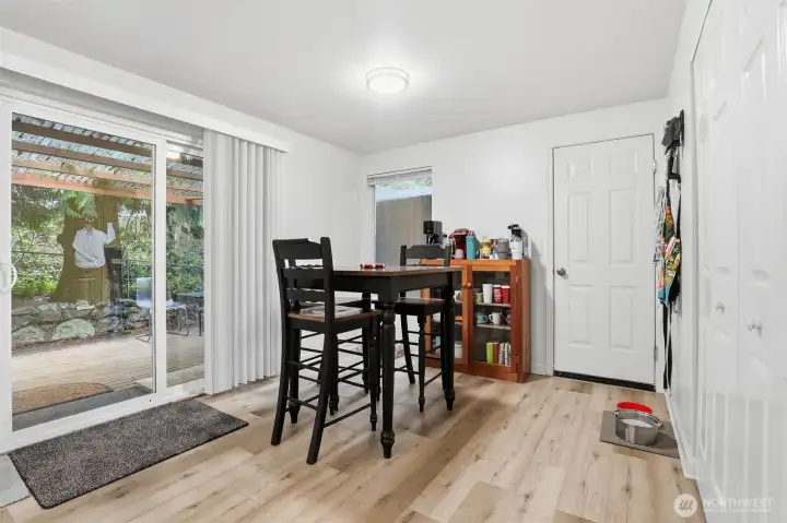 306 Dining Room with view of Covered Back Patio
