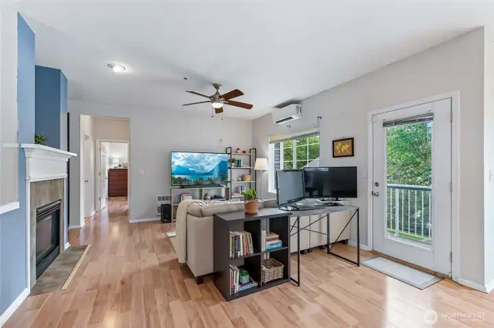 The generous layout is complemented by designer selected color tones, adding a touch of sophistication and style to every room. Doorway leads to private patio - perfect for BBQ's!