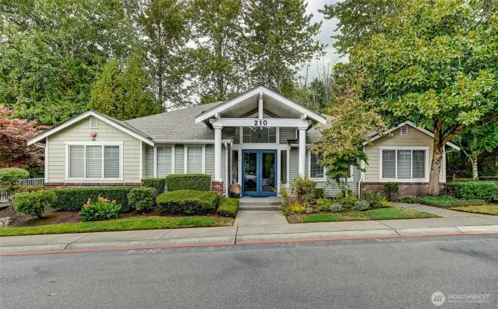 The community clubhouse is perfect for large gatherings and offers a welcoming space to connect and celebrate.