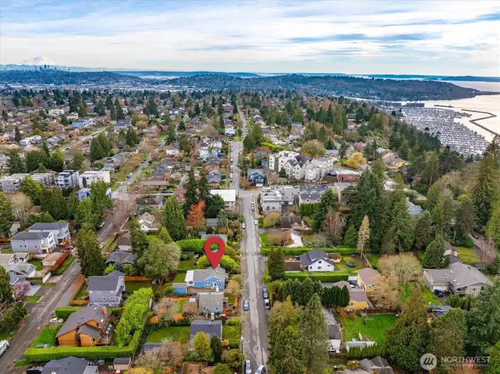 So close to Shilshole Bay Marina, you can see the boats!