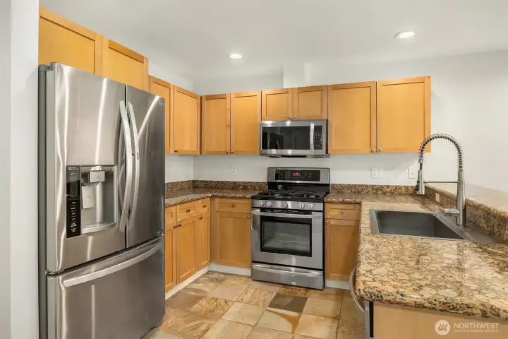 Spacious kitchen designed to gather and inspire.