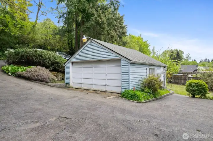 Huge two car garage