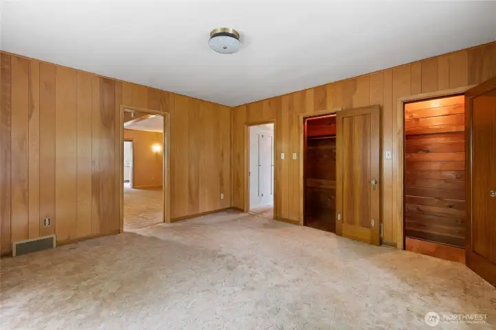 Front bedroom off the living room