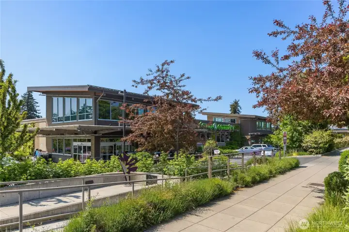 Our fabulous locally-owned grocery store is a true treasure, and just a short jaunt away from 203 Madrona Way. No car required!