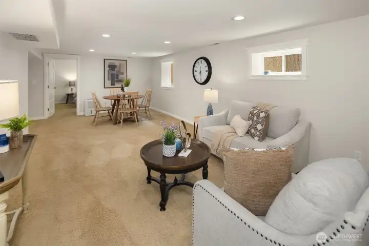 Another look at this versatile lower level bonus room.