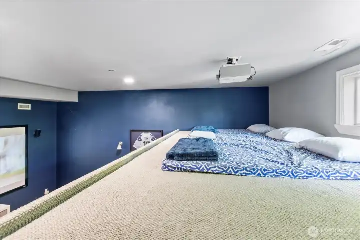 Movie Room Sleepover area