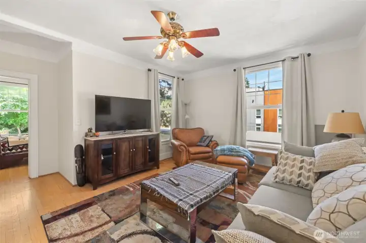 Unit 4 at the back - living room