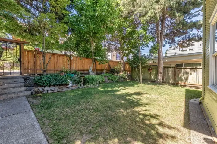 Gated backyard