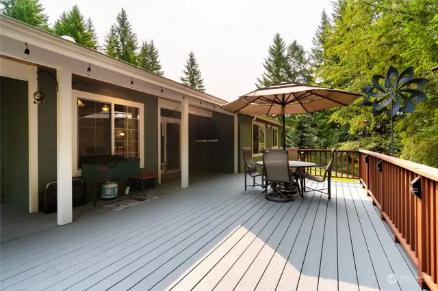 Awesome Deck for your Summer BBQ's and critter watching!