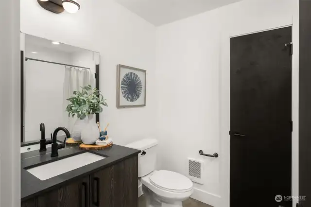 Private primary bathroom, private guest bathroom, and a powder room - the combination everyone is looking for!