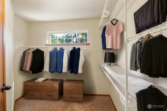 PRIMARY WALK-IN CLOSET Virtual Staged Photos