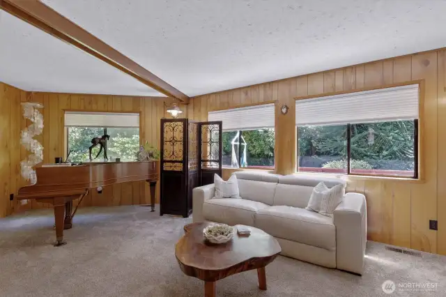 Abundant light throughout the living space