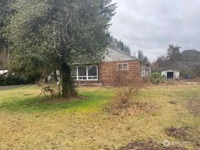 East side of house