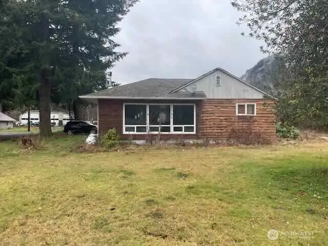 East side of house