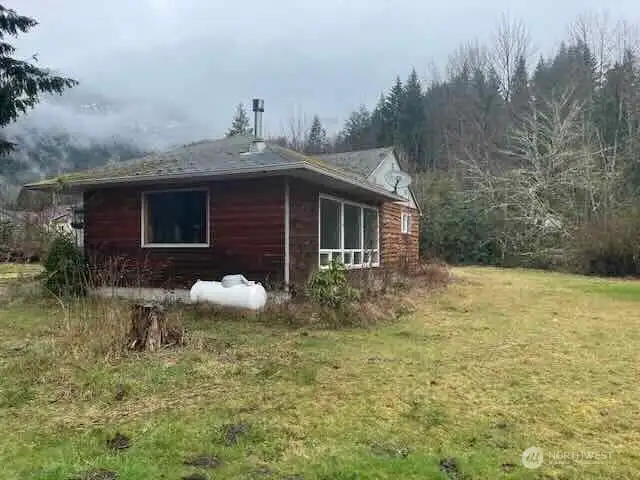 South side of house