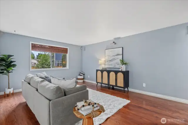 Family room off of kitchen.
