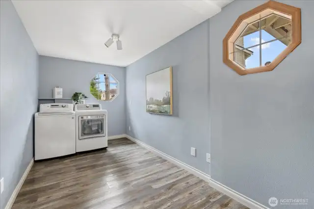 Massive laundry room.