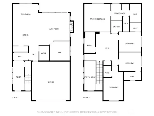 Functional Layout – View of the home’s detailed floor plan highlighting its open-concept flow, spacious bedrooms, and practical living spaces designed for everyday comfort. Every bedroom has its own walk-in-closet.
