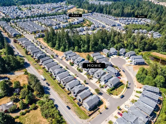 Home in Relation to the Two Parks