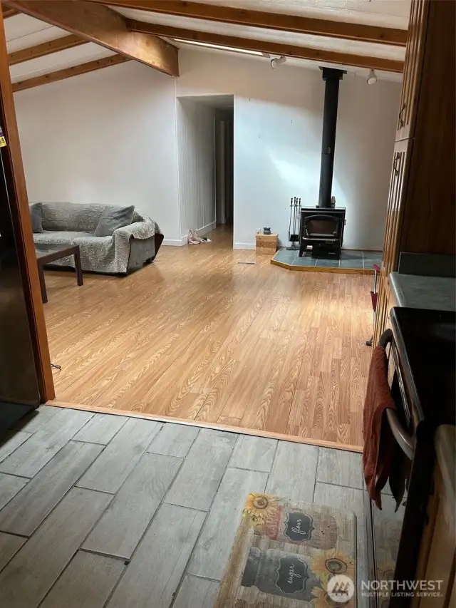 From Kitchen Looking Into The Living Room