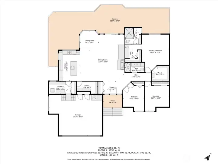 Floorplan w/est measurements