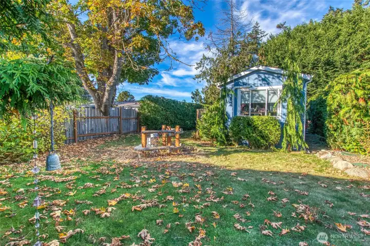 Newer 2018 manufactured doublewide is considered the ADU, but feels like the main residence. Great setup!