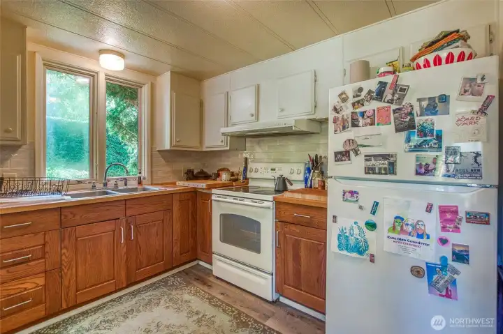 Primary house kitchen entry