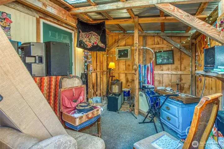 Primary exterior "hangout" spot.