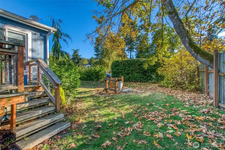 Front deck of the second house.