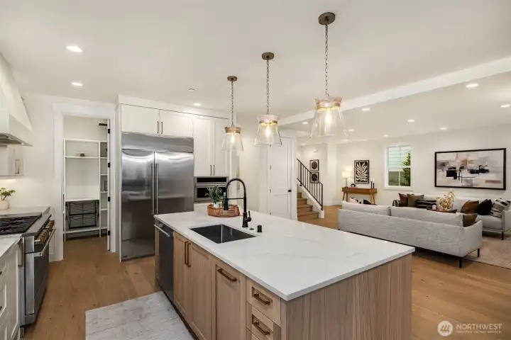 Large walk-in pantry