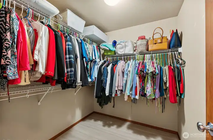 Primary Walk-in Closet