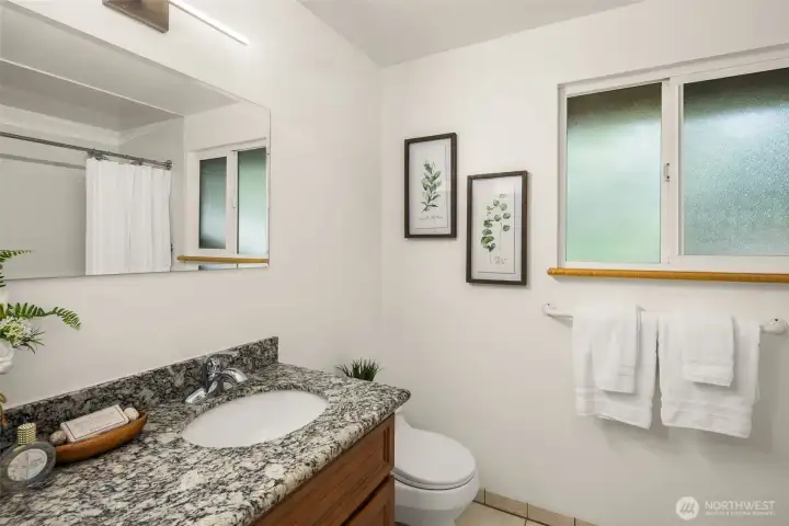 Updated Full bath