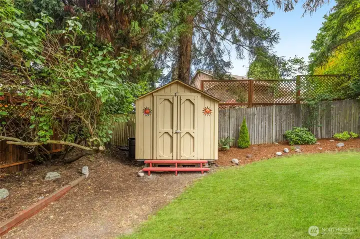 Seperate gardening shed