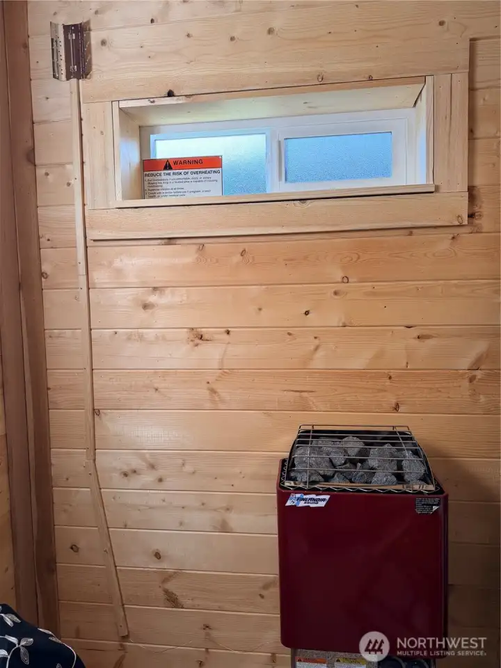 Sauna interior